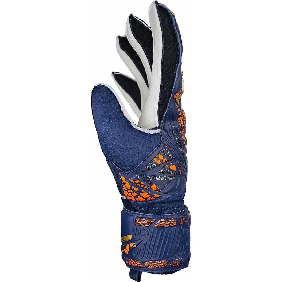 Unisex Volwassen Attrakt Solid keepershandschoenen (Marineblauw) 3/4