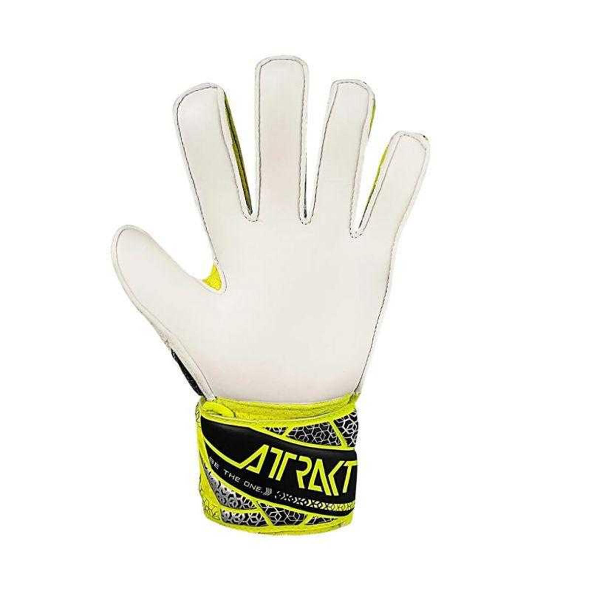 "Attrakt Solid" TorhüterHandschuhe für Kinder Weiß/Schwarz/Grün 2/7