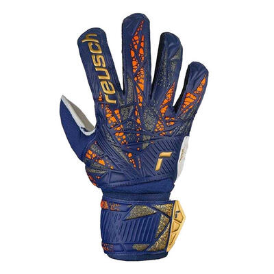 Attrakt solid keepershandschoenen voor kinderen/kinderen (marineblauw)