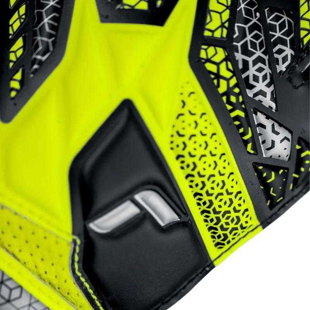 "Attrakt Solid" TorhüterHandschuhe für Kinder Weiß/Schwarz/Grün 4/7