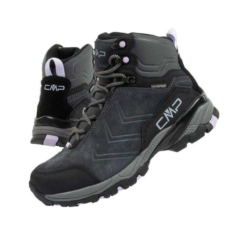 Botas de Senderismo de Cuero Melnick Senderismo para Mujer Gris 4/4