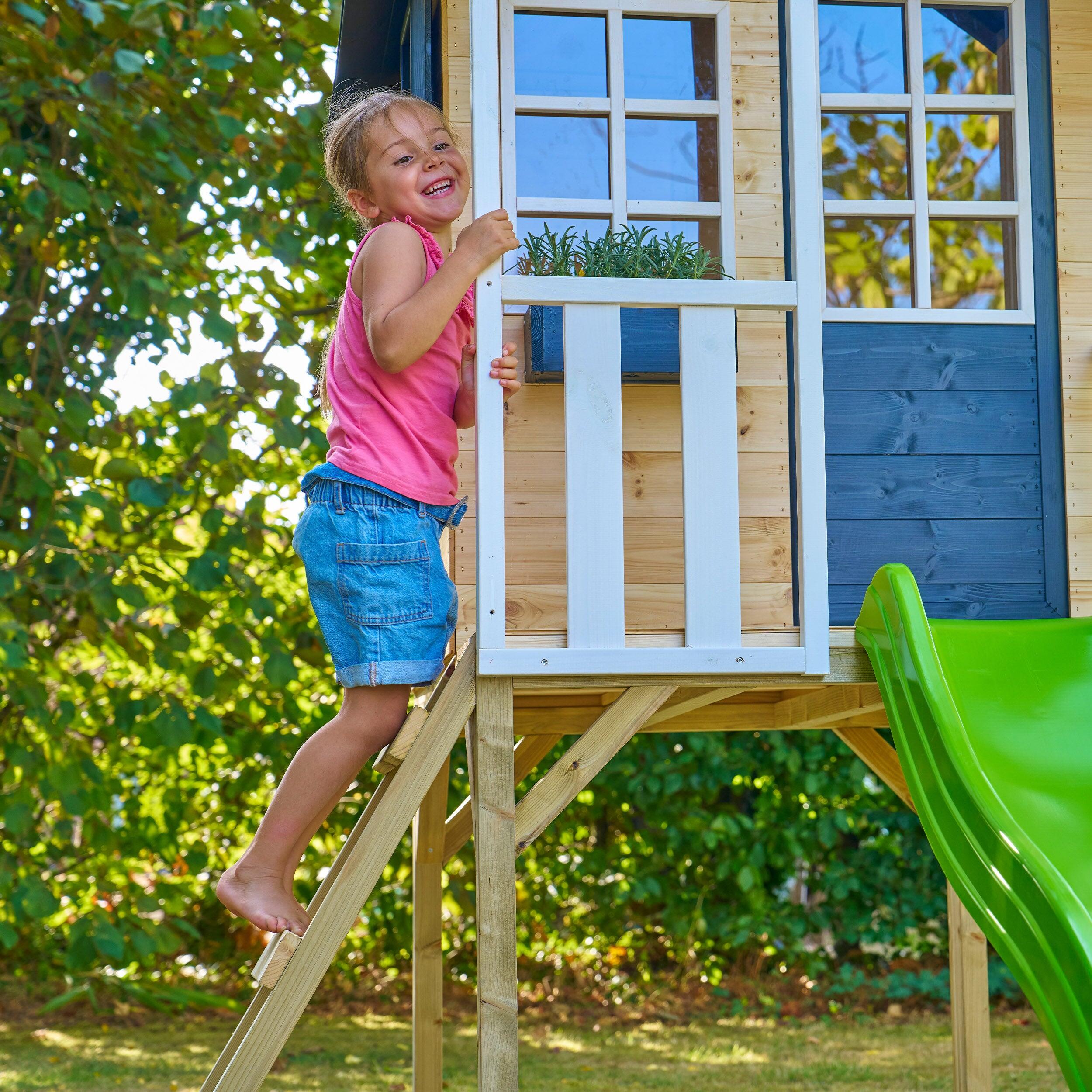 Plateforme pilotis pour maisonnette modulable  bois FSC® 3/5