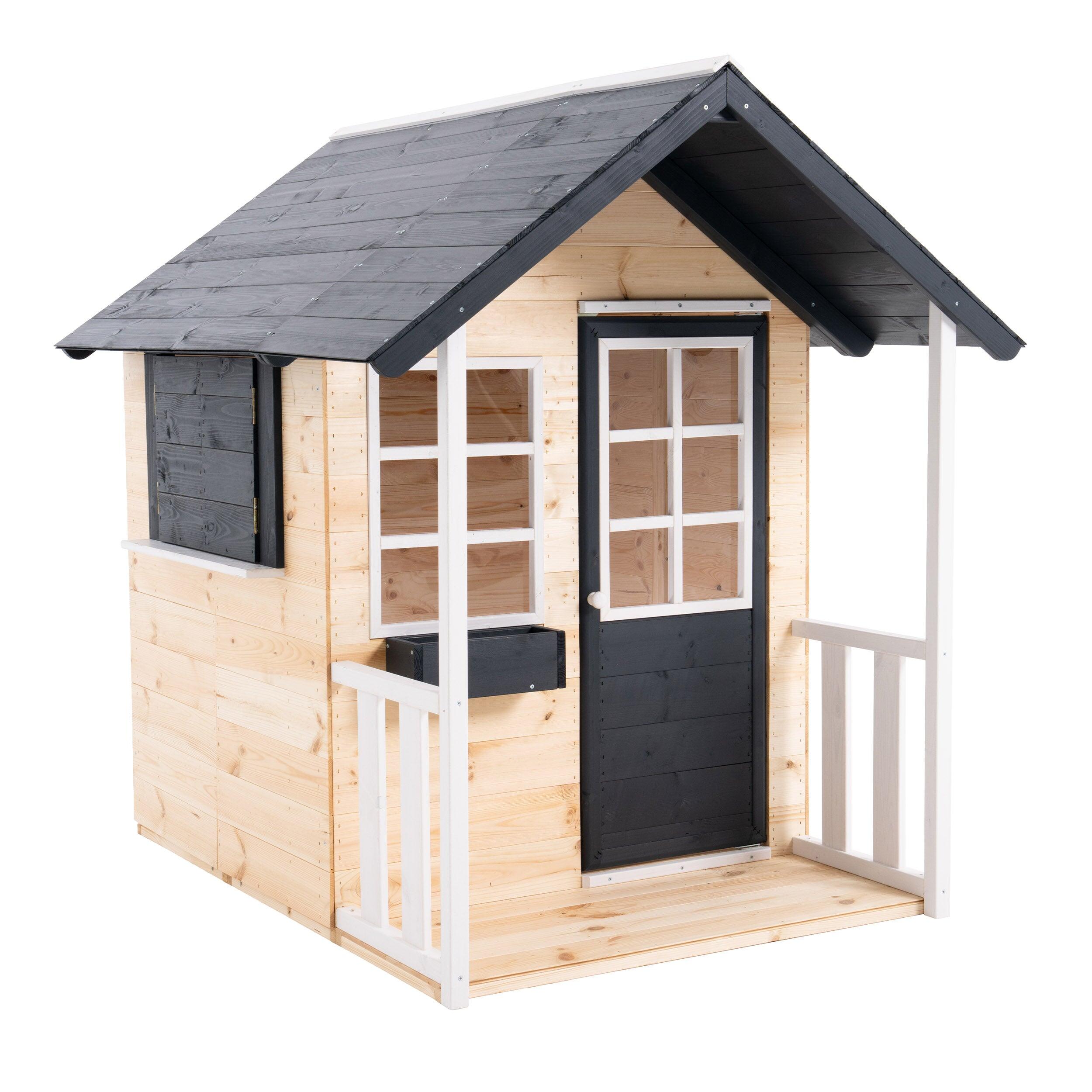Casetta per bambini modulare JACINTHES marrone FSC® 1/5
