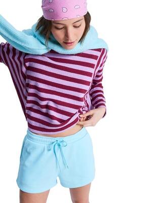 Shorts mit elastischem bund surf stoked grün dames