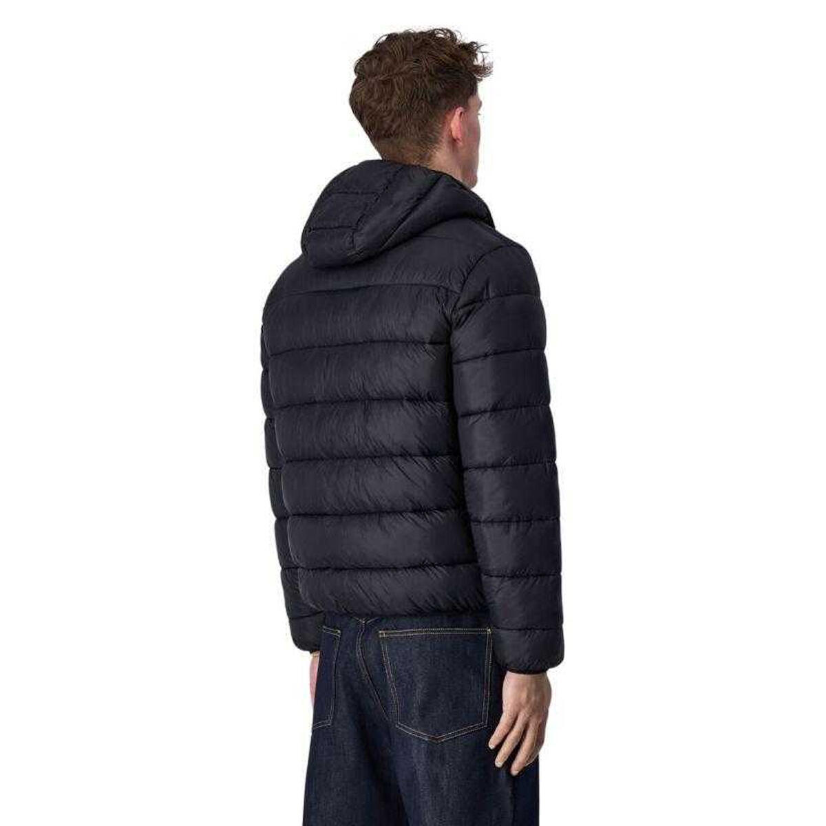 Chaqueta Acolchada para Hombre Negro 3/4