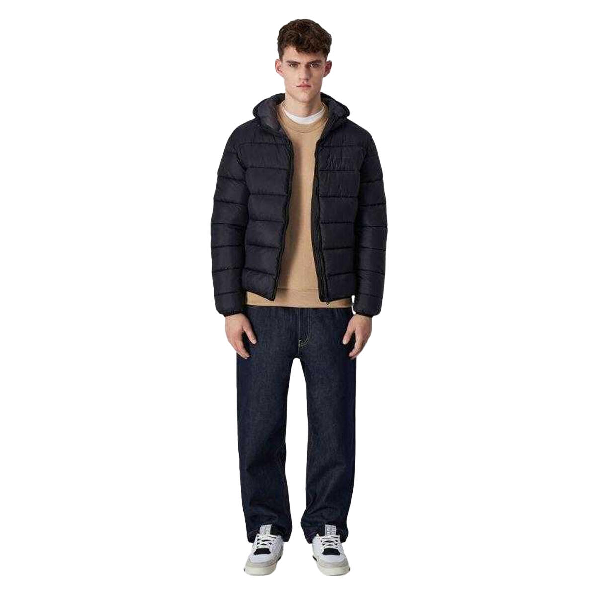 Chaqueta Acolchada para Hombre Negro 4/4