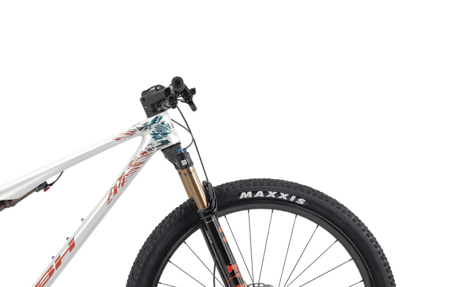 Bicicleta Mtb Bh Lynx Sls 8.0 (2026) blanco-naranja 2/3