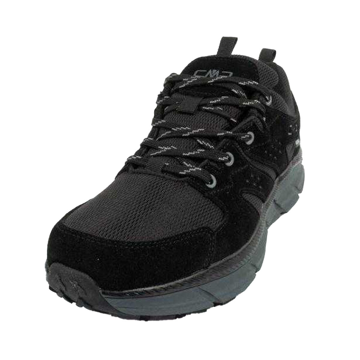 Zapatillas Deportivas de Cuero Kamsel para Hombre Negro 4/4