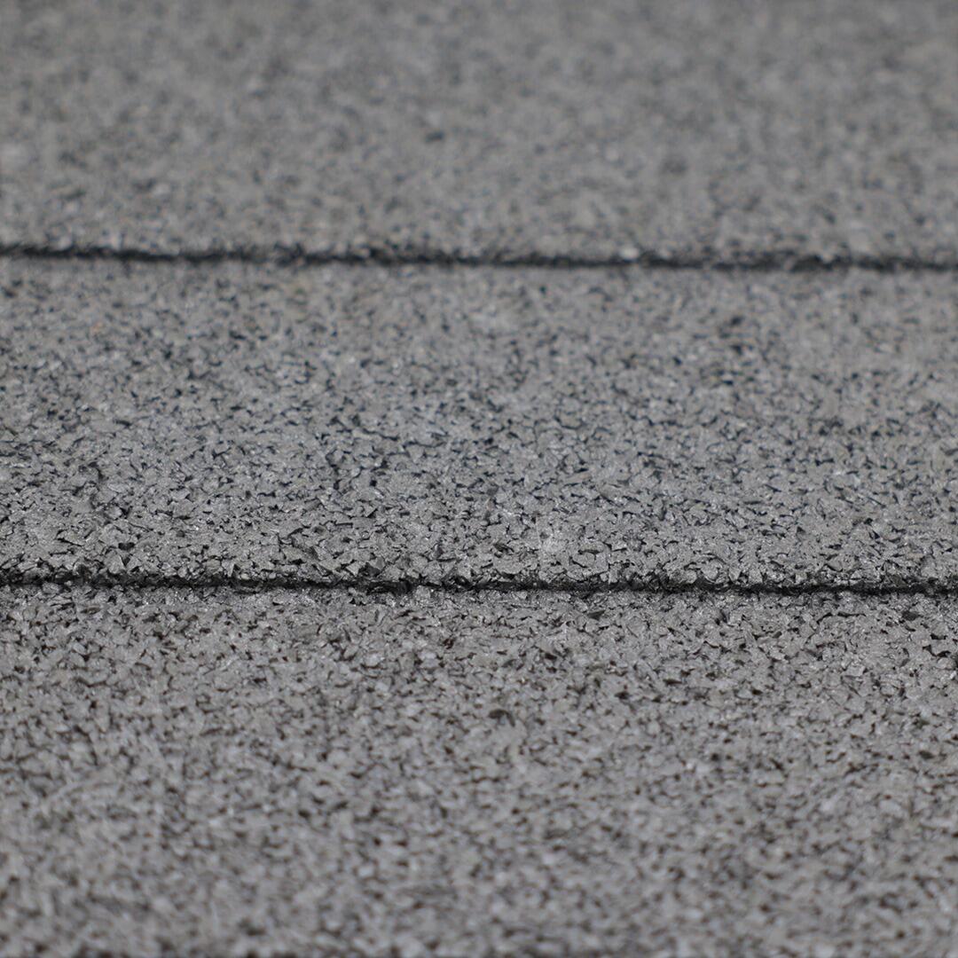 Rubber tegel / terrastegel - 25 mm - 50 x 50 cm - Grijs 2/7