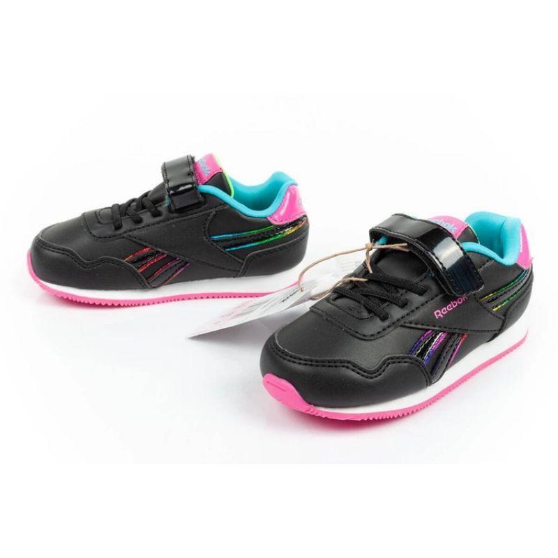 Zapatillas Deportivas de Piel Ecológica Royal para Niños/Niñas Negro, Azul, Rosa 3/6