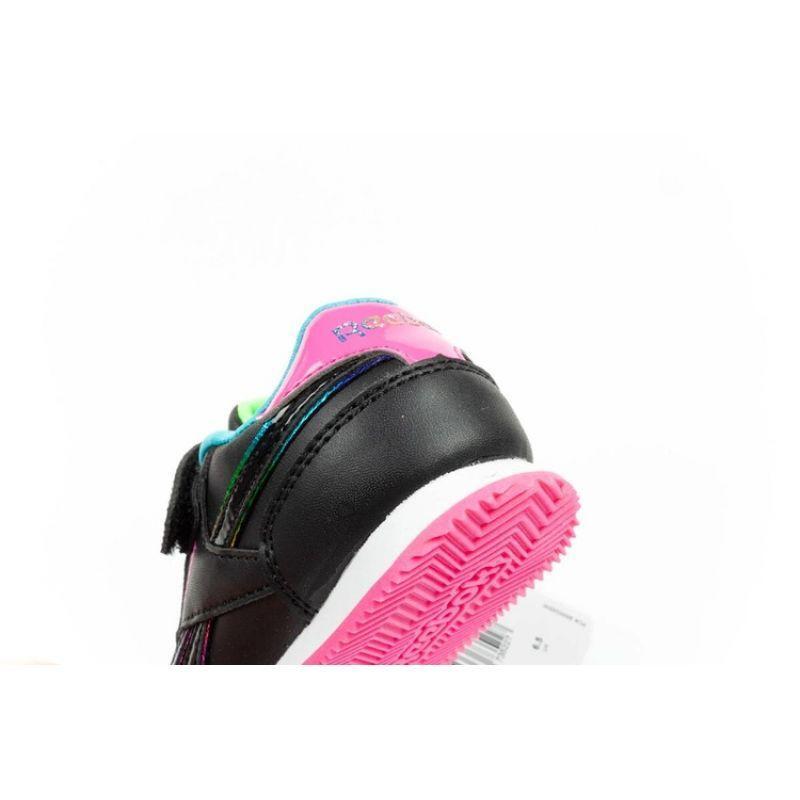 Zapatillas Deportivas de Piel Ecológica Royal para Niños/Niñas Negro, Azul, Rosa 4/6