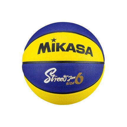 Ballon De Basket Motif/style Logo (Bleu / Jaune) Taille 6