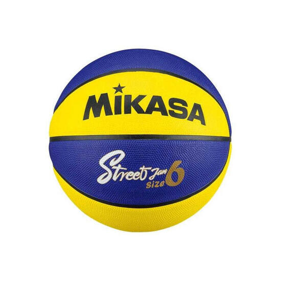 Ballon De Basket Motif/style Logo (Bleu / Jaune) Taille 6