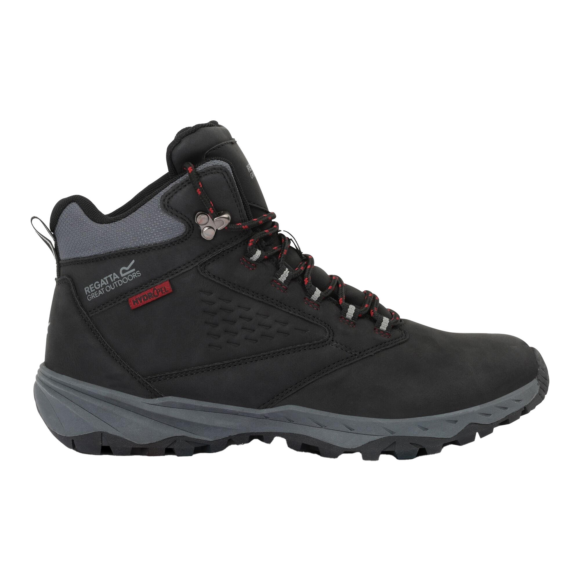 Bottines De Marche AMBLE Homme (Noir / Rouge) 4/5