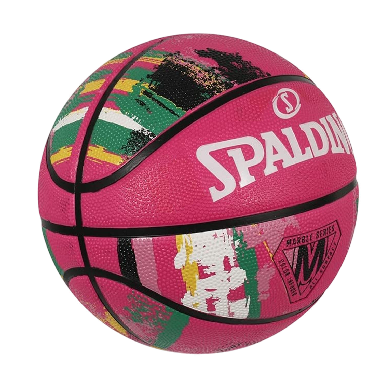 Balón de Baloncesto Diseño Mármol Rosa 7 3/4