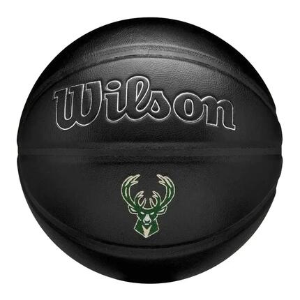 Ballon De Basket Motif/style Milwaukee Bucks NBA TEAM PREMIERE (Noir) Taille 7