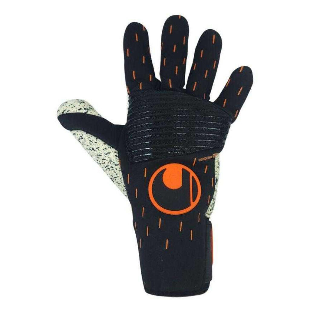 Unisex Adult Contact Goalkeeper Gloves (Black)