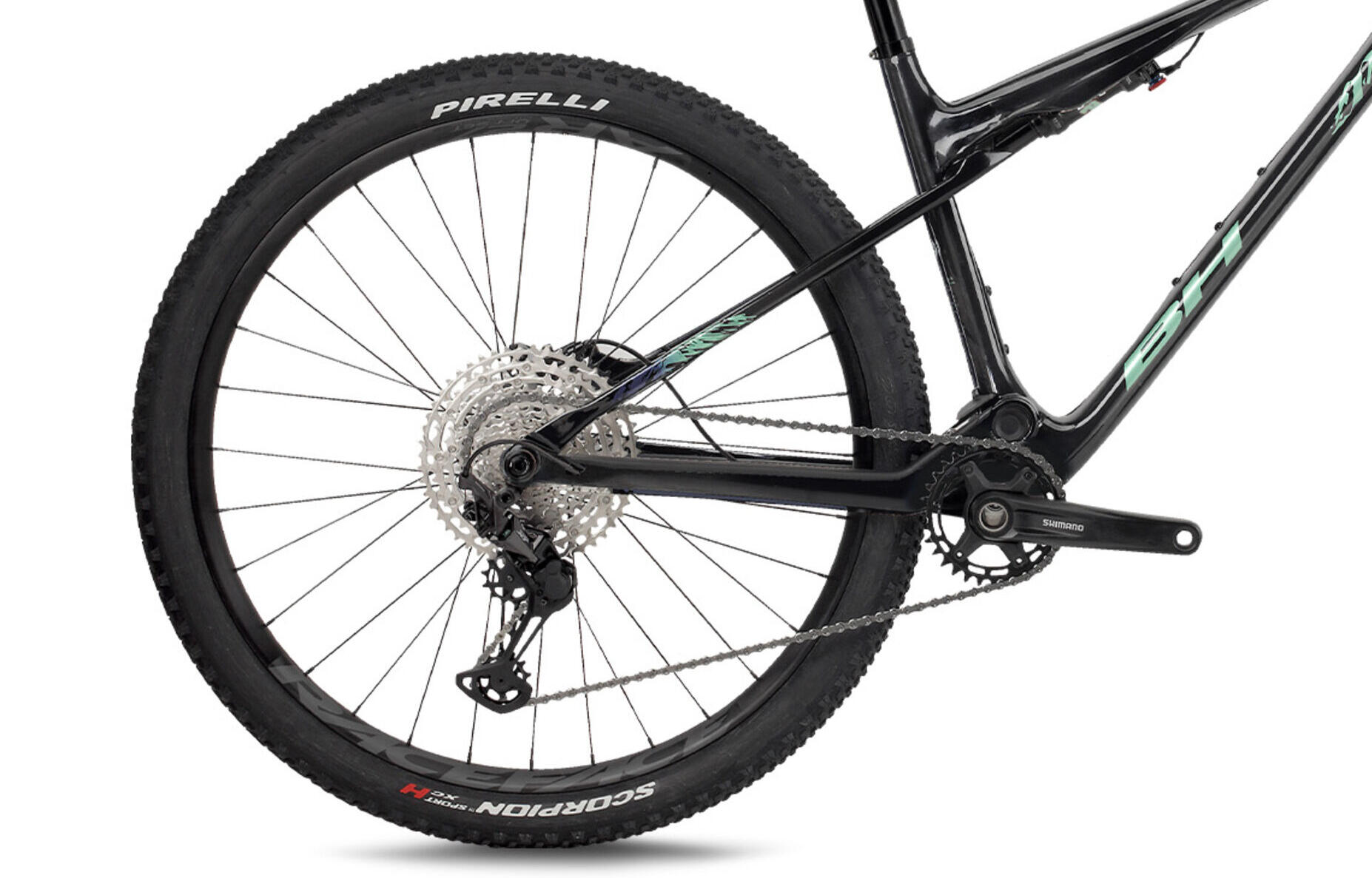 Bicicleta Mtb Bh Lynx Sls 6.5 Negro-verde 3/3