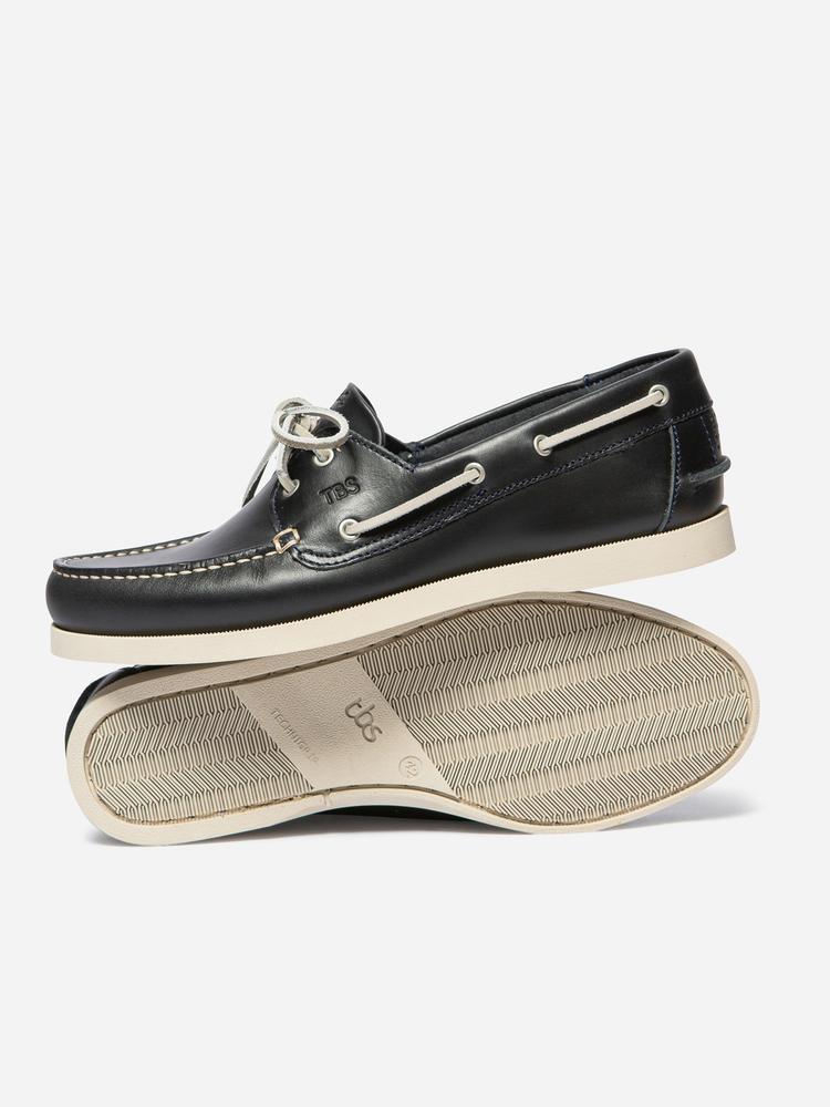 Chaussures bateau Homme PHENIS Navy / Crème 4/4