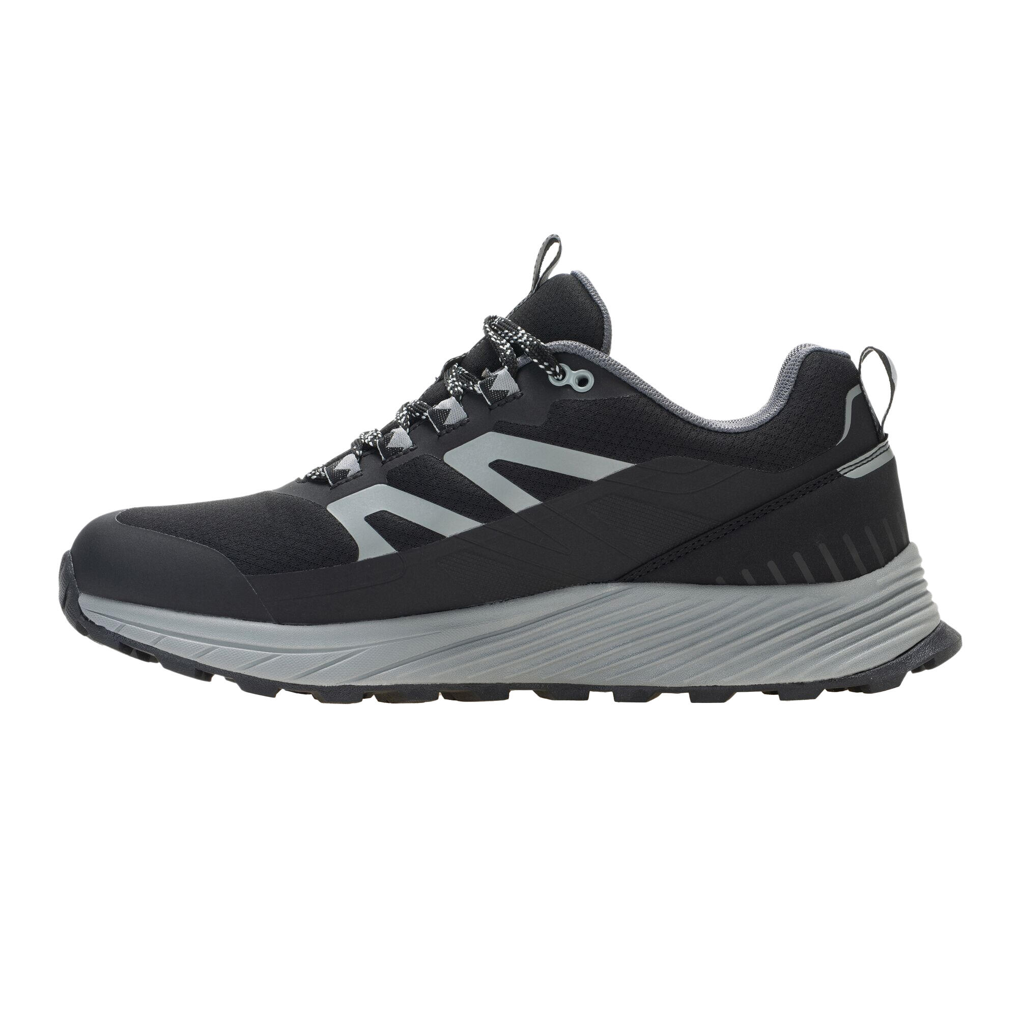 "Ravika" Sneaker für Herren Schwarz/Stahlfarben 3/5