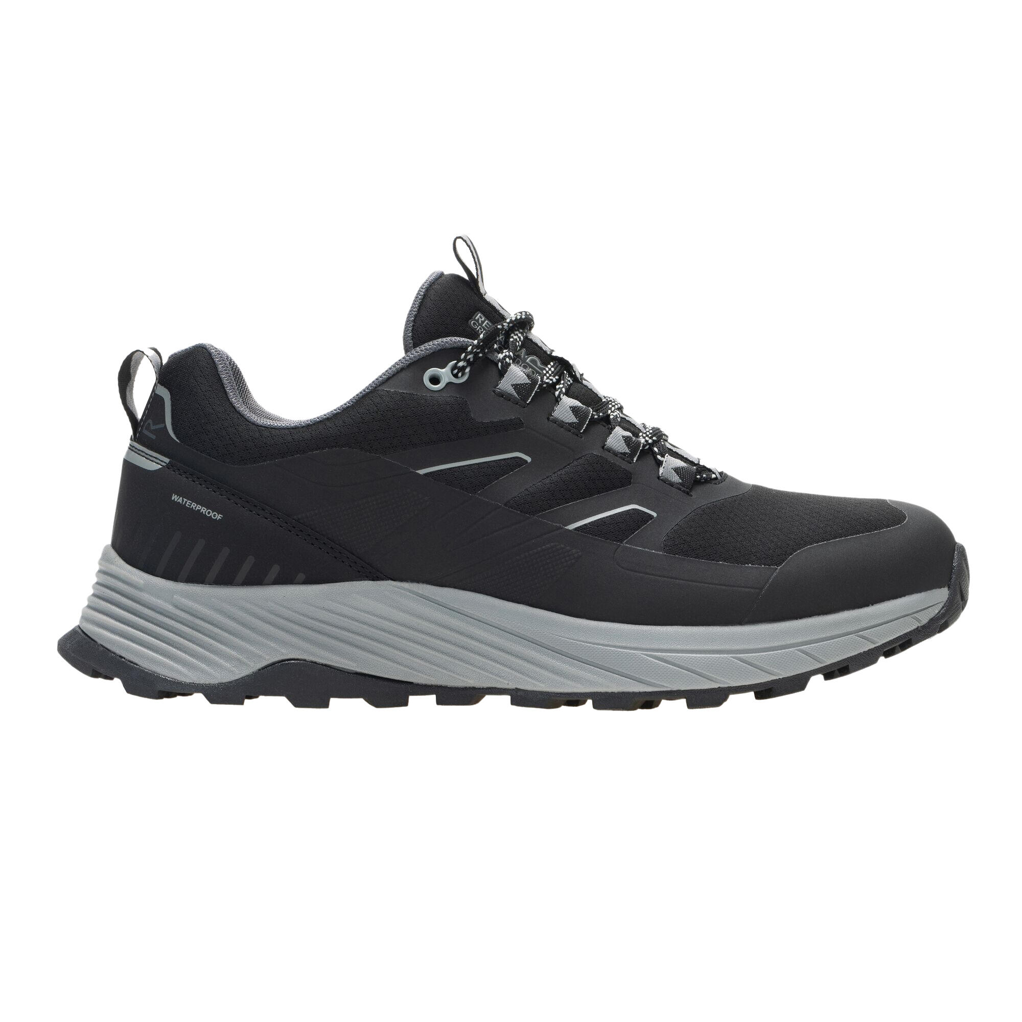 "Ravika" Sneaker für Herren Schwarz/Stahlfarben 4/5