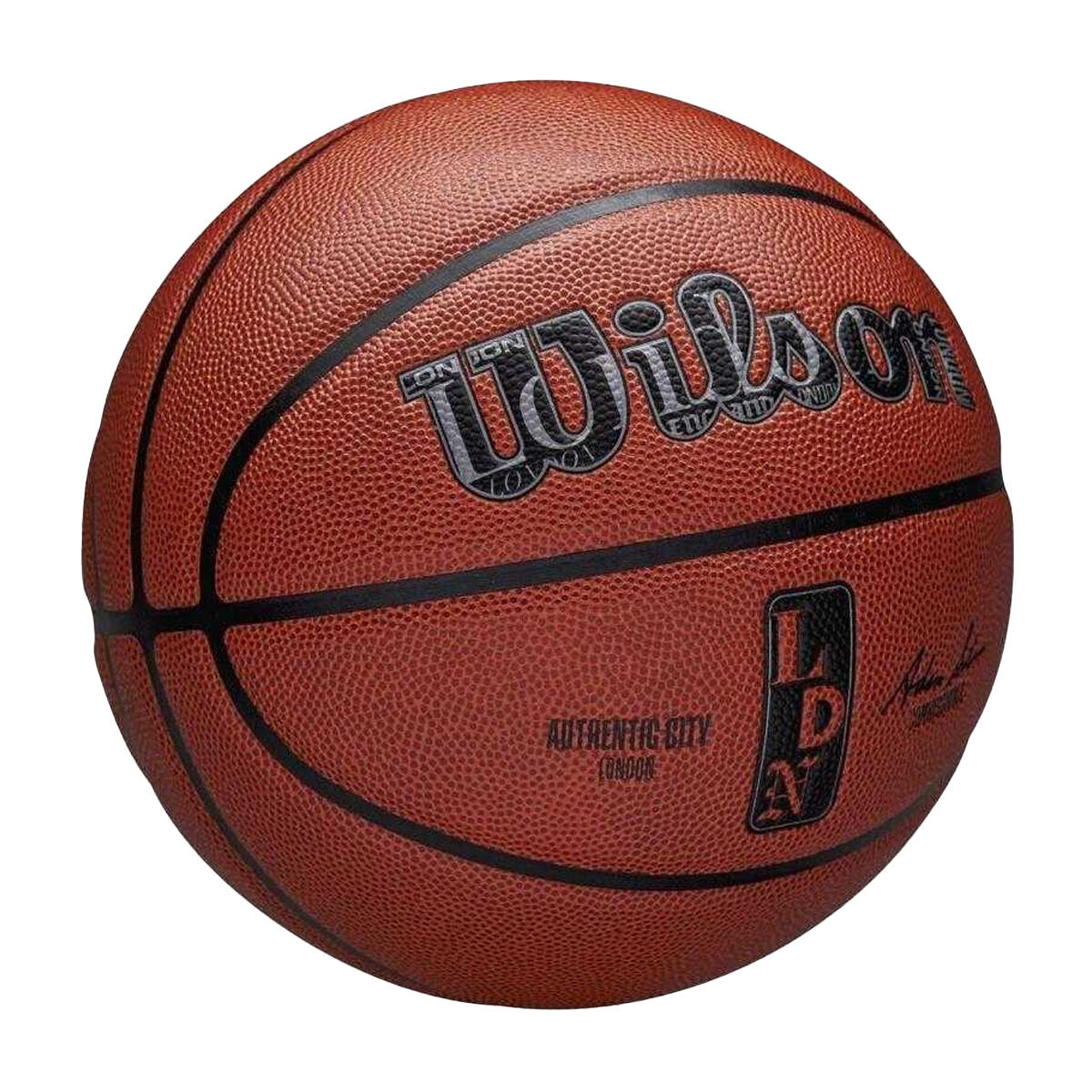 Balón de Baloncesto Authentic City London Diseño NBA Marrón 3/3