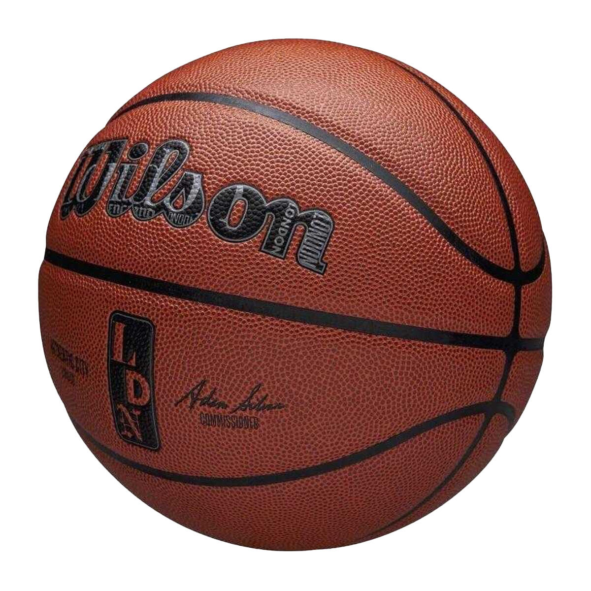 Balón de Baloncesto Authentic City London Diseño NBA Marrón 2/3