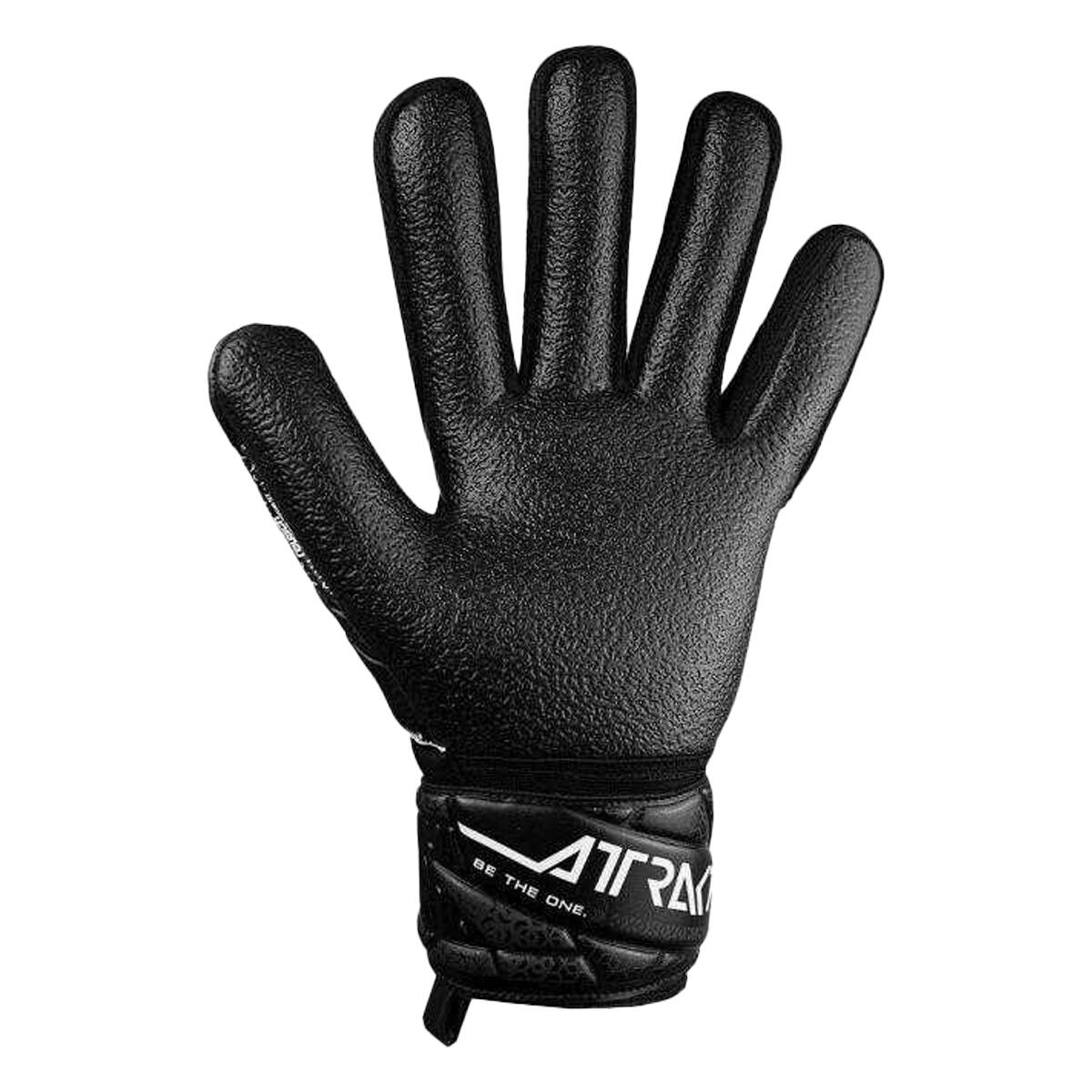 Unisex Attrakt Resist keepershandschoenen voor volwassenen (Zwart) 2/7