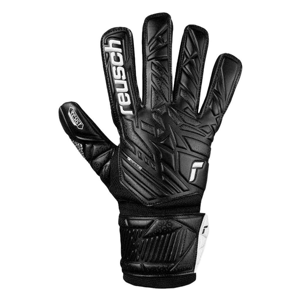 Unisex Adult Attrakt Resist Goalkeeper Gloves (Black)
