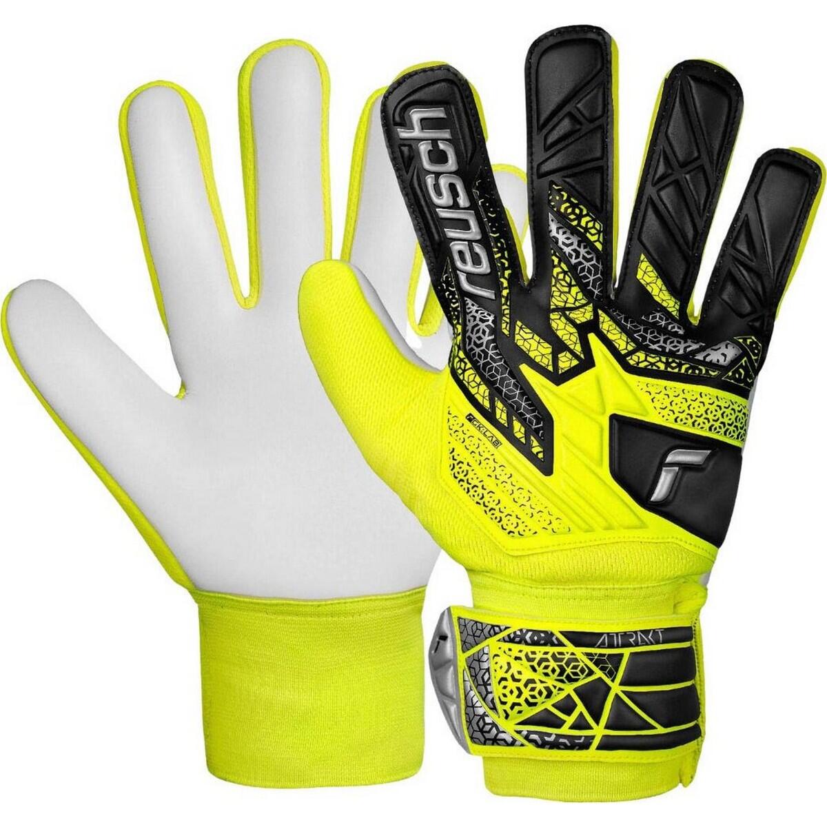 Gants De Gardien De But ATTRAKT STARTER Enfant (Noir / Vert) 4/7