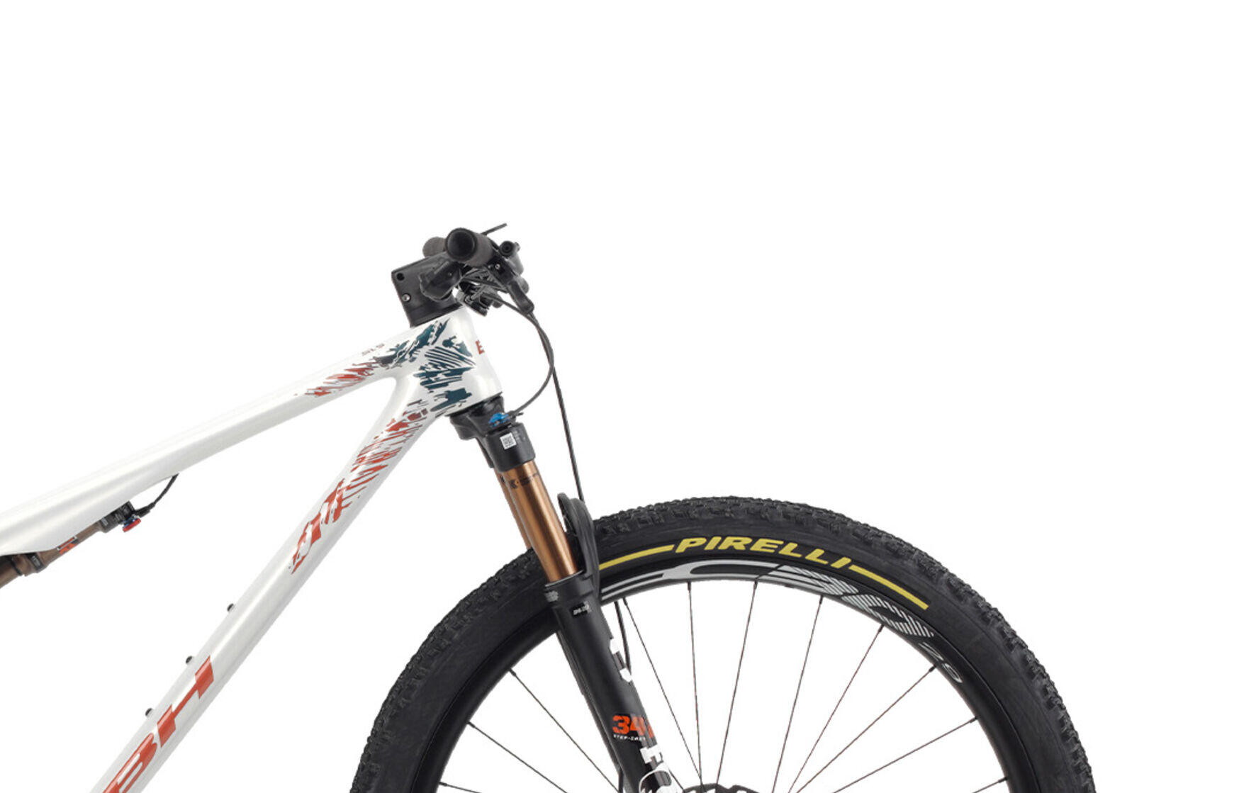 Bicicleta Mtb Bh Lynx Sls 9.5 blanco-naranja 2/3