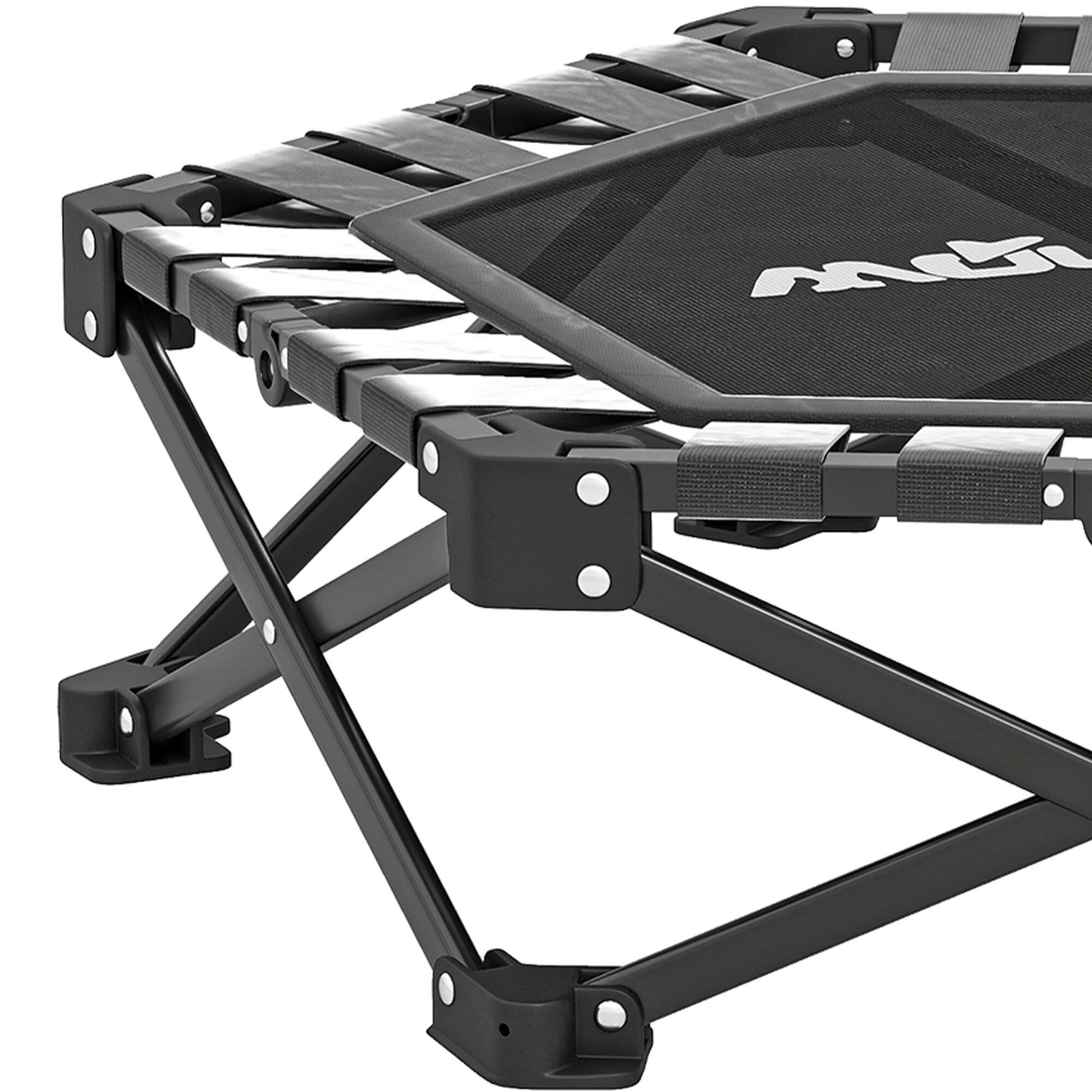 Trampolín de Fitness SPORTNOW 104x104x114 cm Negro 5/5