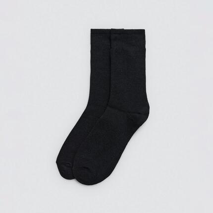Lot de 3 chaussettes en laine noire