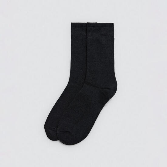 Lot de 3 chaussettes en laine noire