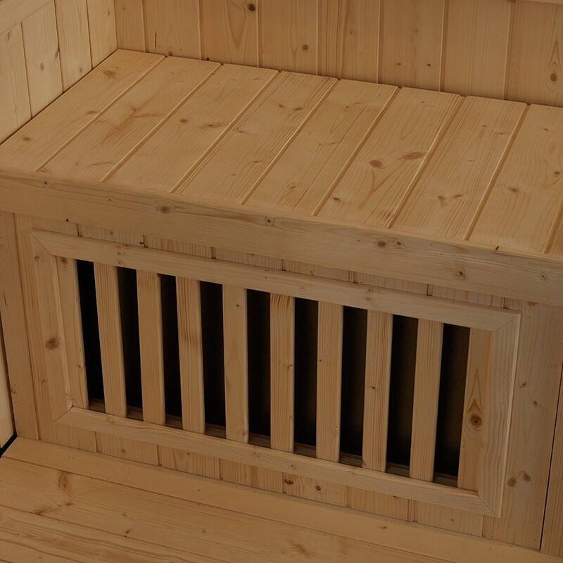 Combi Sauna Douche Hammam Boreal® SH180-D Black droite 6/7