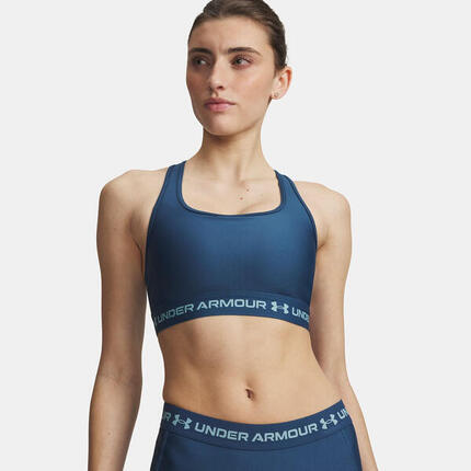 Brassière de sport Under Armour® à dos croisé et maintien modéré Bleu ardent