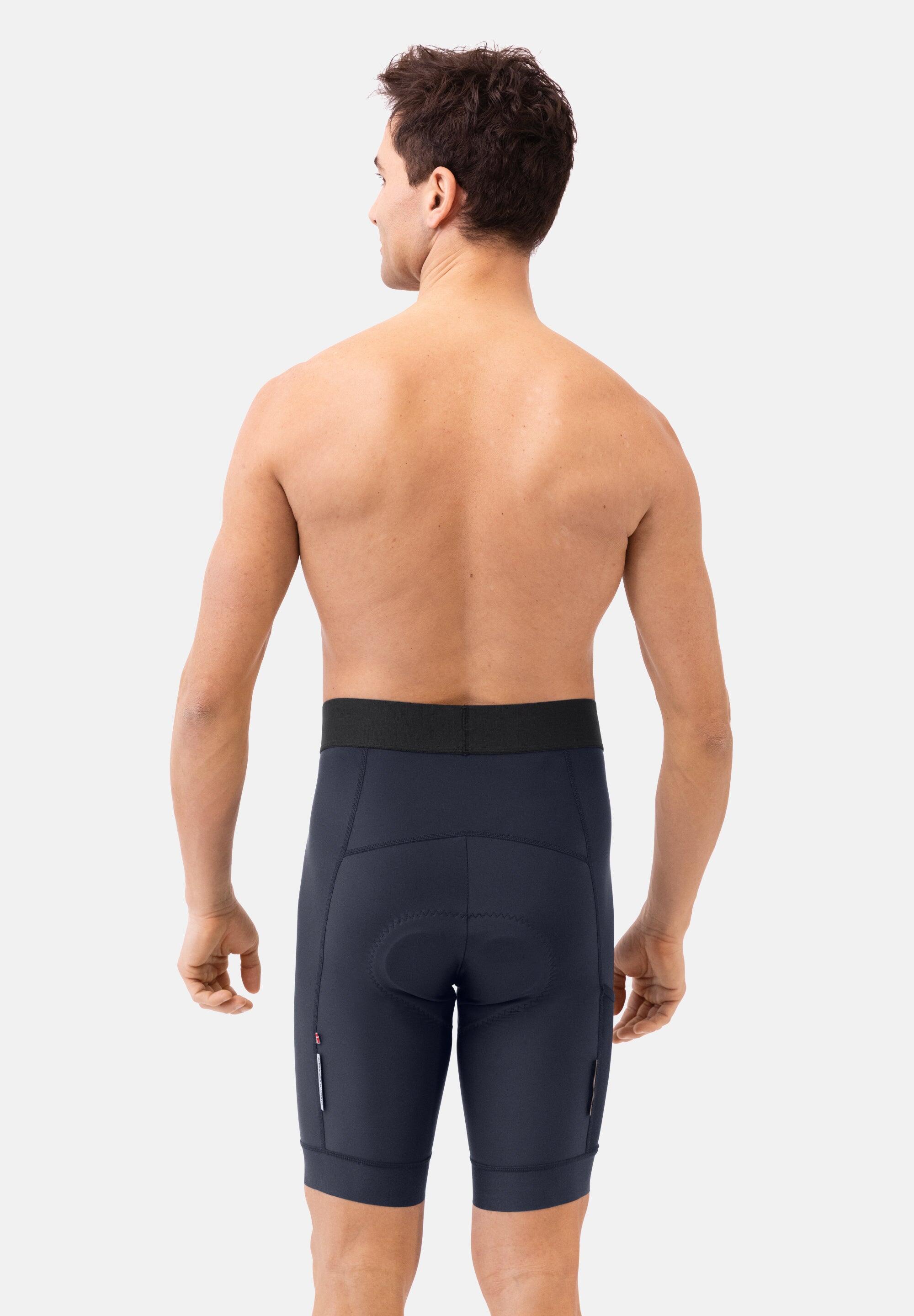 Heren fietsbroek met 3D padding sneldrogend 4/5