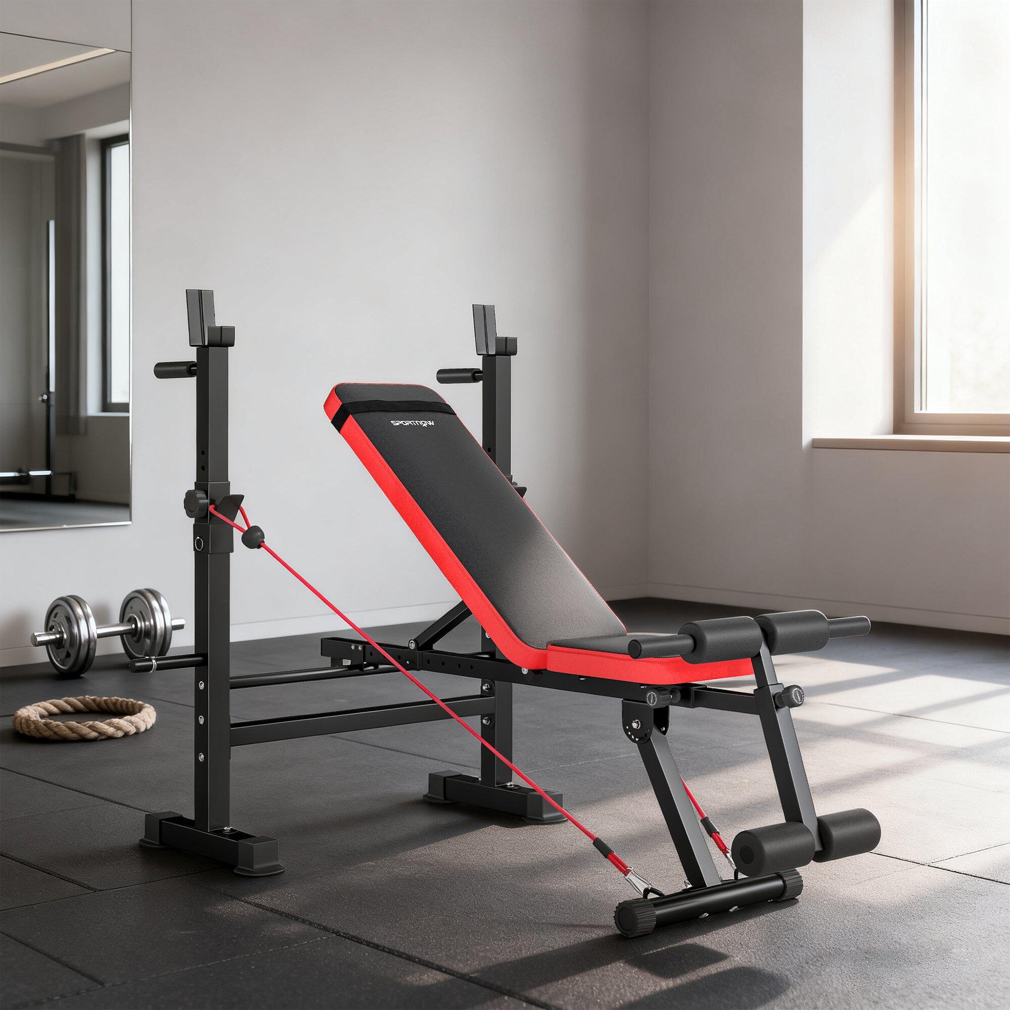 Banco de Pesas SPORTNOW 147x109x122 cm Negro 2/5