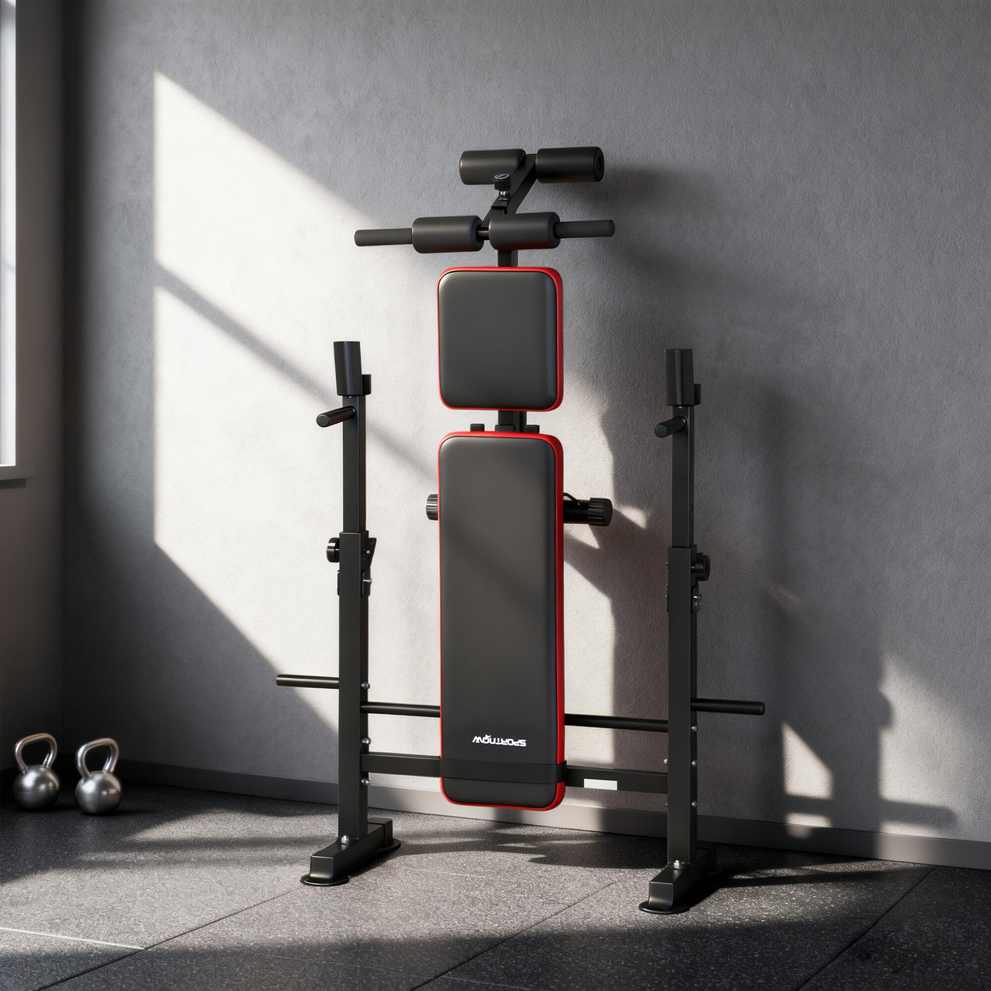 Banco de Pesas SPORTNOW 147x109x122 cm Negro 5/5