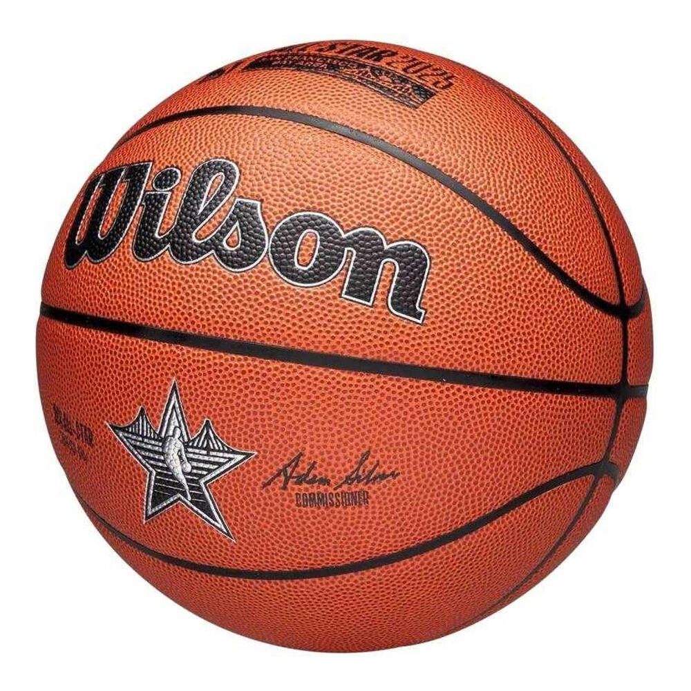 2025 All Star NBA Leather Replica Basketball (Orange) 3/3