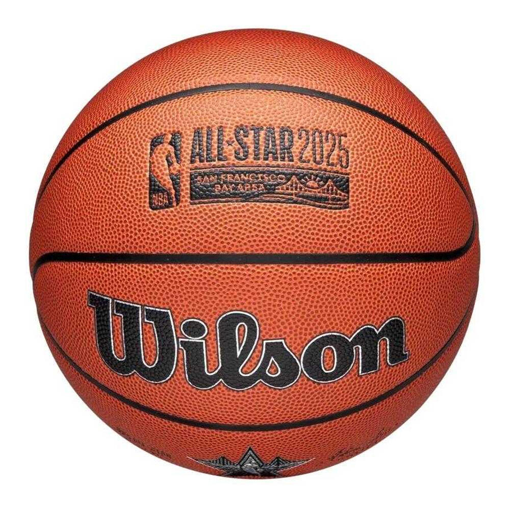 2025 All Star NBA Leather Replica Basketball (Orange) 2/3