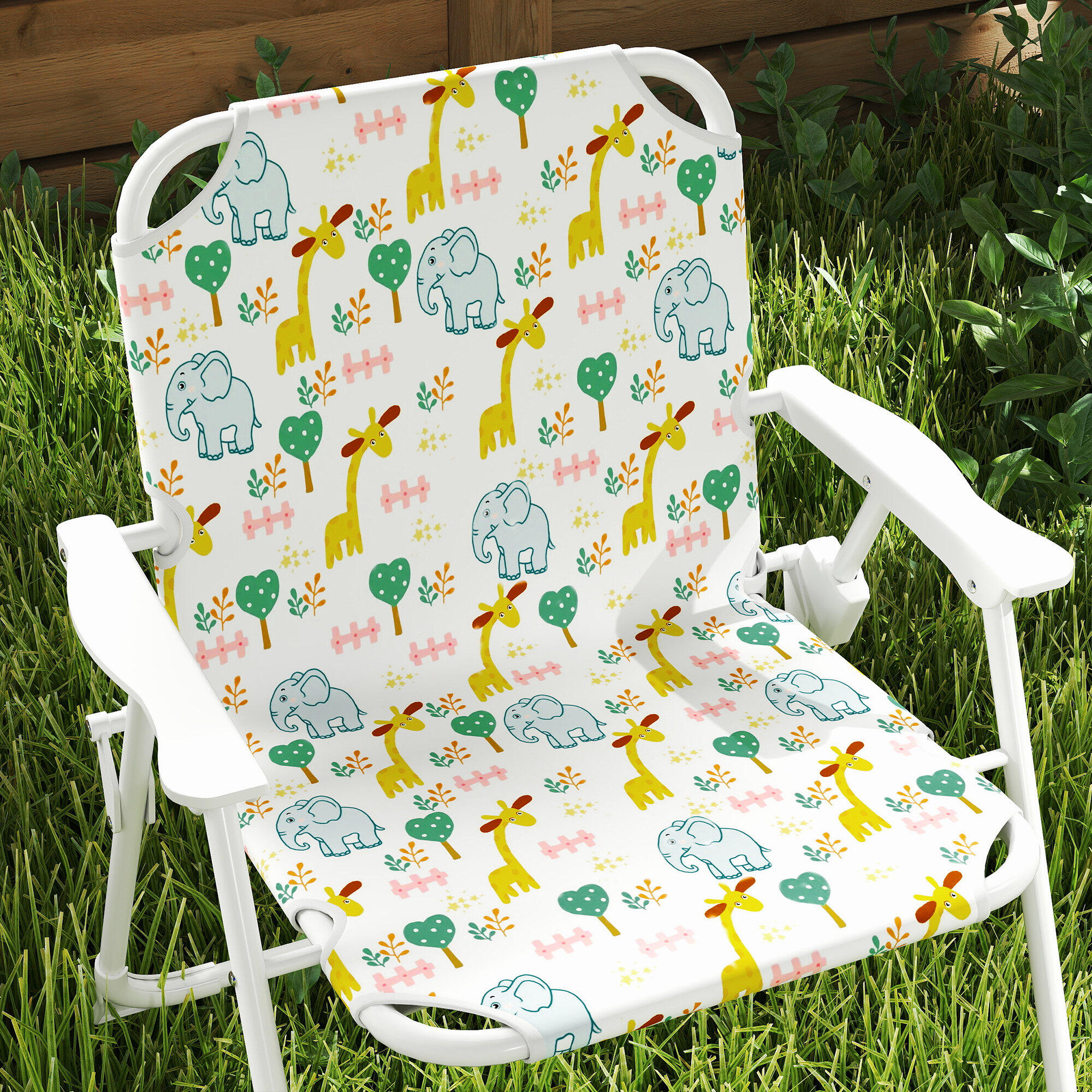 Conjunto Infantil Jardín AIYAPLAY 49.5x49.5x50 cm Blanco 4/5