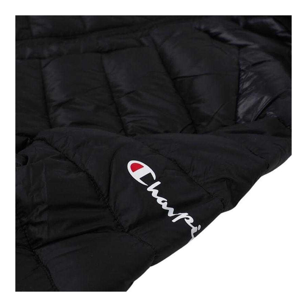Giacca Con Cappuccio Tasca Sul Petto Uomo Champion Nero 4/4