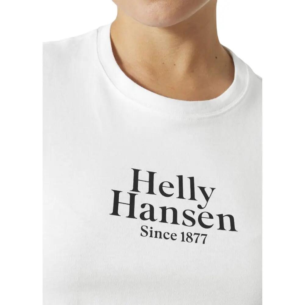 Womens/Ladies Core Graphic TShirt (White) 4/5