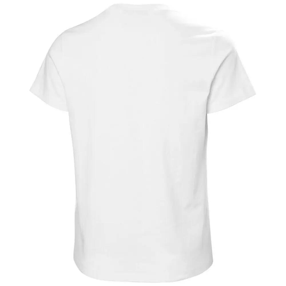 Womens/Ladies Core Graphic TShirt (White) 3/5