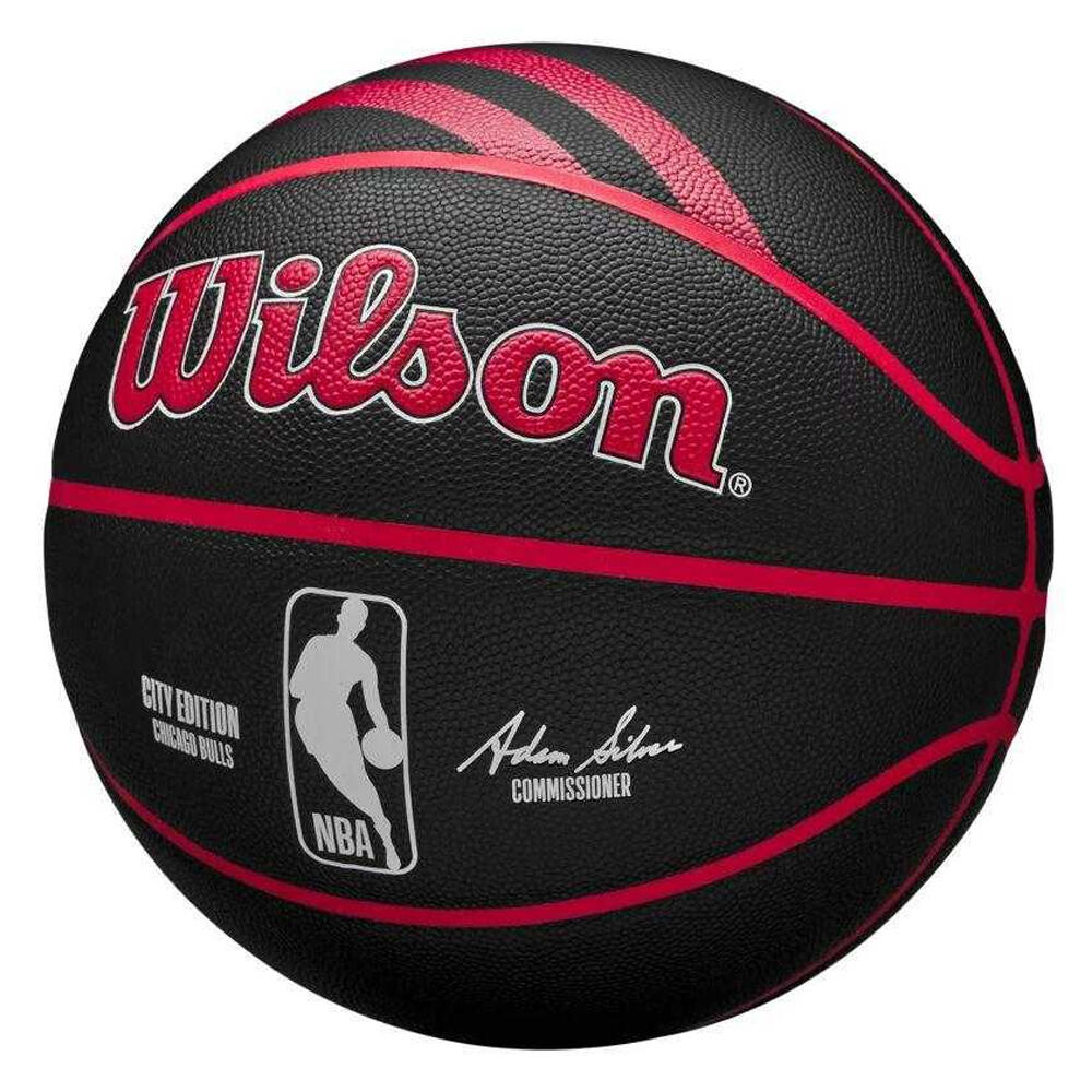 Pallacanestro NBA Wilson Chicago Bulls Nero Rosso 7 3/4