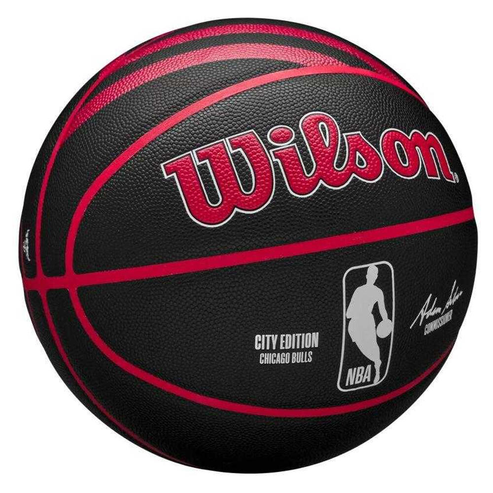 Pallacanestro NBA Wilson Chicago Bulls Nero Rosso 7 2/4