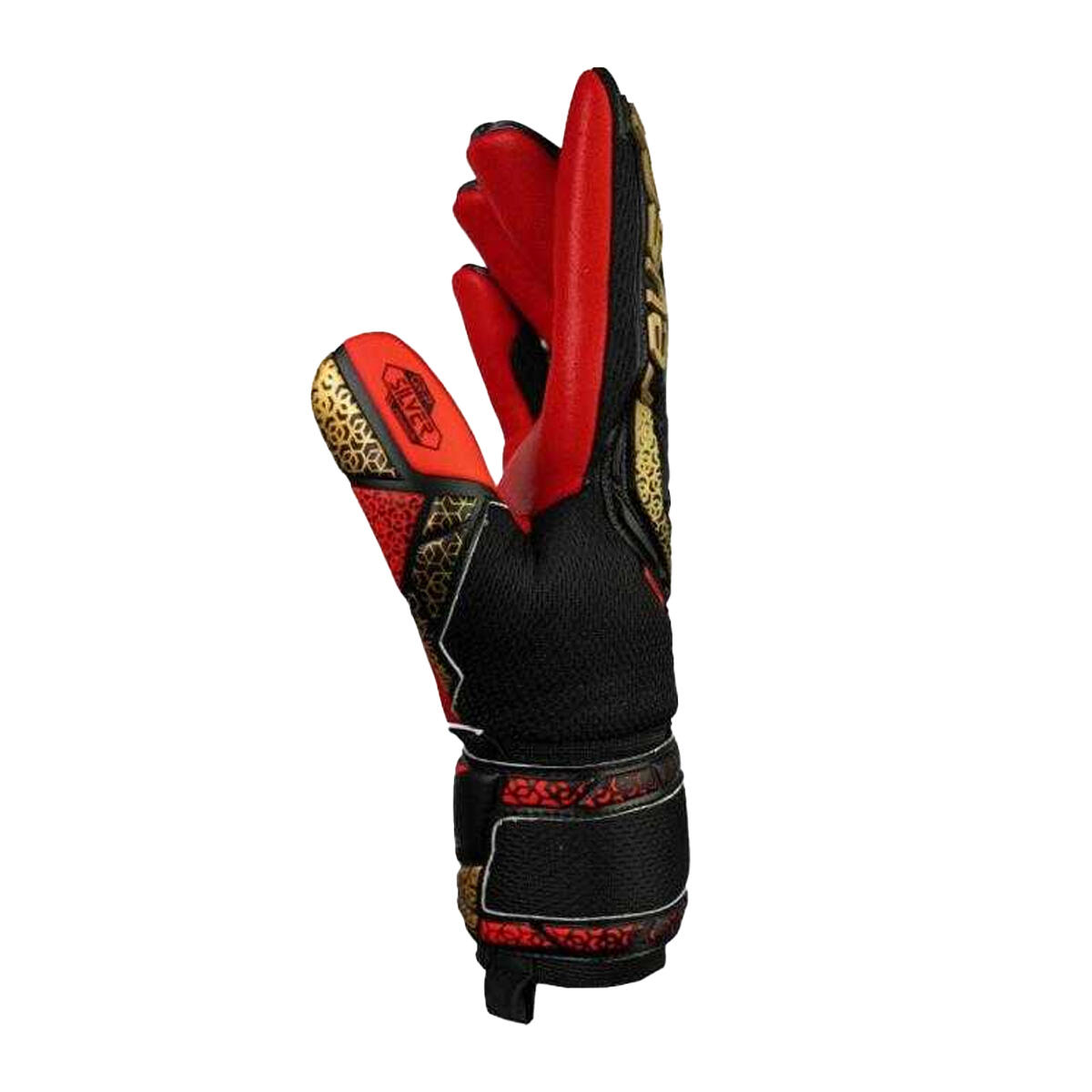 Gants De Gardien De But ATTRAKT FREEGEL Adulte (Noir / Rouge) 3/4