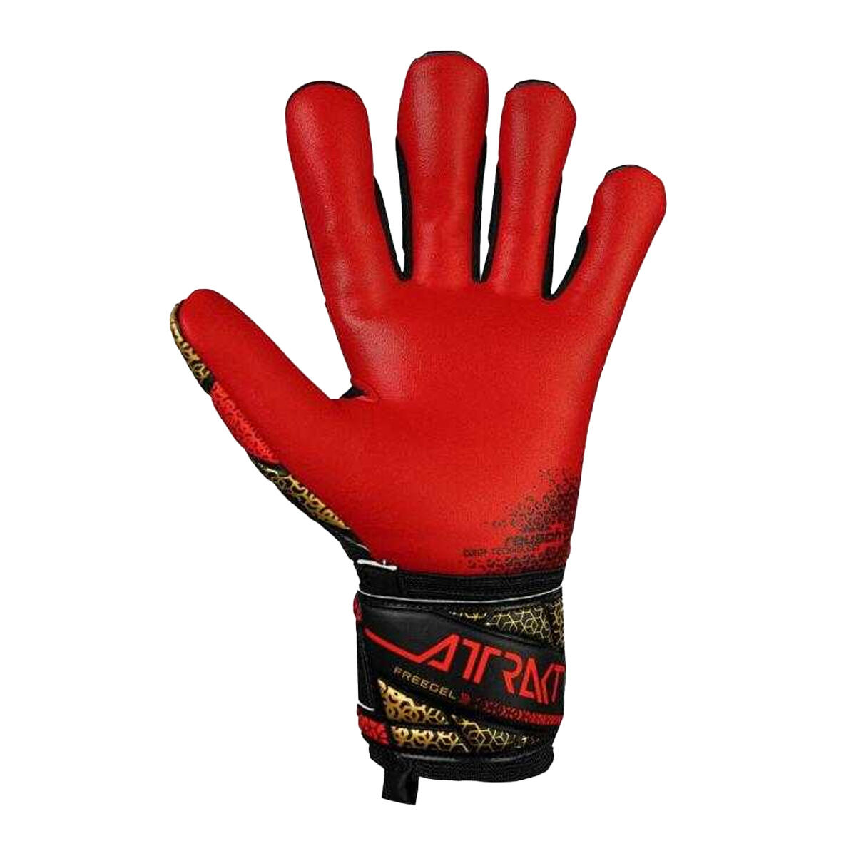 Gants De Gardien De But ATTRAKT FREEGEL Adulte (Noir / Rouge) 2/4