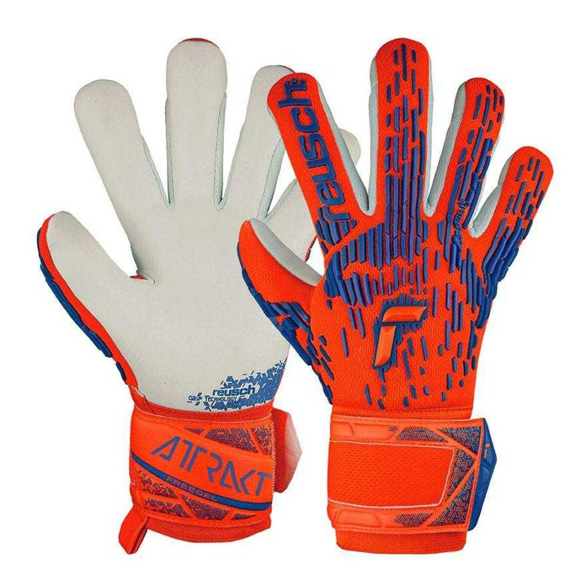 Gants De Gardien De But ATTRAKT FREEGEL Adulte (Orange) 4/7